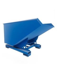 Blue Forklift Self-Tipping Skips
