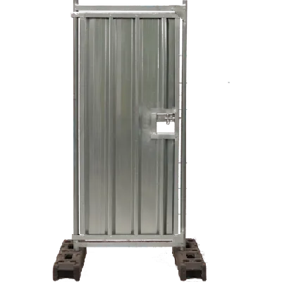 Portable Hoarding Security Gate (Standalone) -2.4m -Galv Portable Hoarding Security Gate (Standalone) -2.4m -Galv